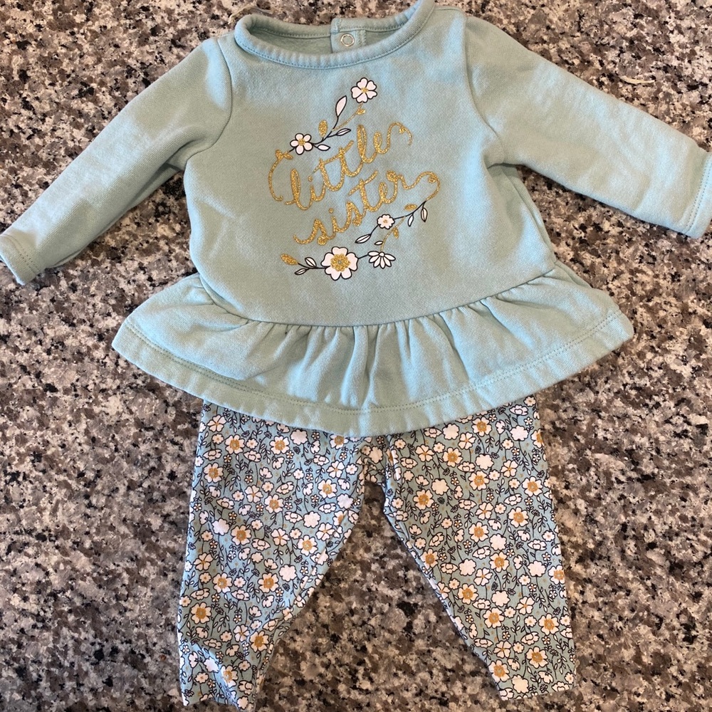 Girls 3-6 month outfit